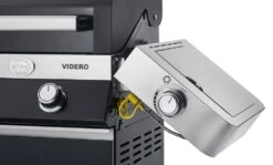 Rösle Gasgrill Videro G3 Schwarz - Modell 2023 Inkl. Abdeckhaube -Bbq Discounter Roesle Videro schwarz klappbare Seitenteile 2