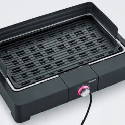 Severin Elektro Tischgrill Mit Grillplatte - 2.200 Watt -Bbq Discounter Severin Elektro Tischgrill Grillplatte Detail