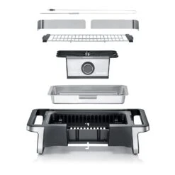 Severin Elektro Tischgrill SENOA Digital Boost - Boost Zone 500°C - 3.000 W -Bbq Discounter Severin Elektrogrill Senoa pg8114 explosion