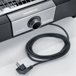 Severin Elektro Tischgrill SENOA Digital Boost - Boost Zone 500°C - 3.000 W -Bbq Discounter Severin Elektrogrill Senoa pg8114 kabel