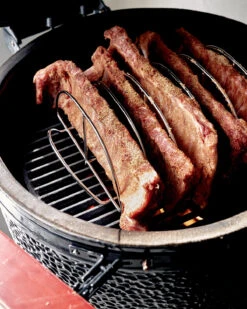 The Bastard Keramikgrill Classic Large - Complete - Schwarz Glänzend - Modell 2023 -Bbq Discounter The Bastard Classic Large Keramikgrill Rippchen