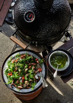 The Bastard Keramikgrill Classic Medium - Complete - Schwarz Glänzend - Modell 2023 -Bbq Discounter The Bastard Classic Medium Keramikgrill Deckel 1