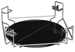 The Bastard Keramikgrill Urban XL - Complete - Schwarz Matt - Modell 2023 -Bbq Discounter The Bastard Multilevel Cooking System XL Plate Setter BB840