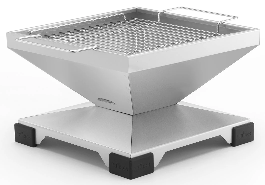 Thüros T2 Holzkohle Tischgrill Edelstahl 35x35 Cm