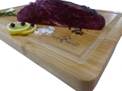 Grillfürst Bambus Schneidebrett Groß 50 X 30 Cm Bambus -Bbq Discounter grillfuerst schneidbrett gross