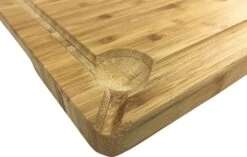 Grillfürst Bambus Schneidebrett Groß 50 X 30 Cm Bambus -Bbq Discounter grillfuerst schneidebrett gross saftrinne