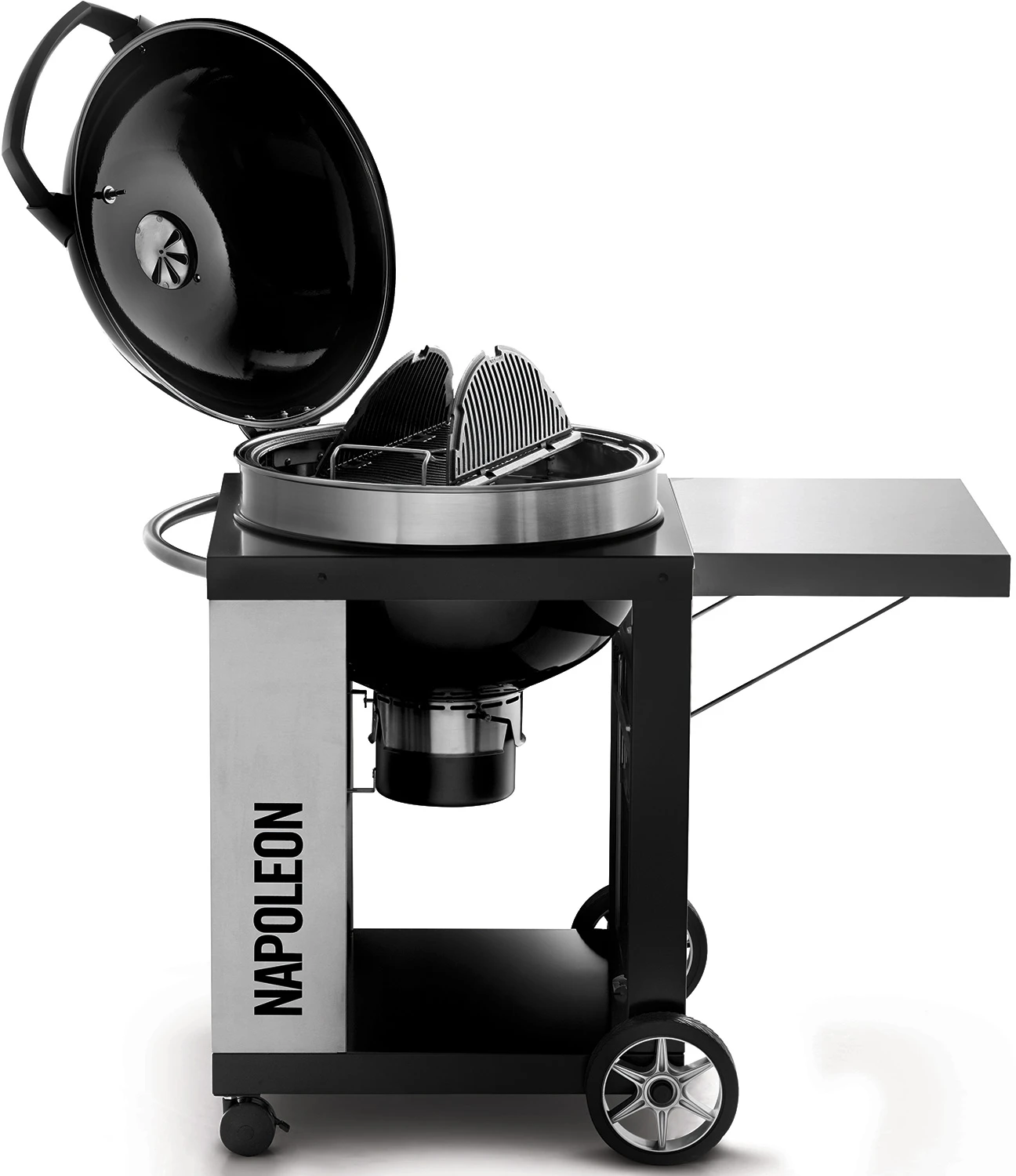 Napoleon Holzkohlegrill Kugelgrill Ø 57cm Im Rollwagen Mit Gussrost Und Deckelscharnier PRO22K-Cart-2 3 Napoleon Holzkohlegrill Kugelgrill Ø 57cm Im Rollwagen Mit Gussrost Und Deckelscharnier PRO22K-Cart-2 – Bild 3
