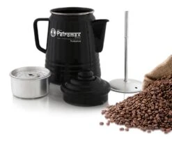 Petromax Tee- Und Kaffee-Perkolator / Schwarz Emailliert (1,3 Liter) -Bbq Discounter petromax kaffeekanne perkolator per 9 s